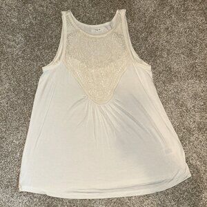 Summer Tank with Crochet Detail